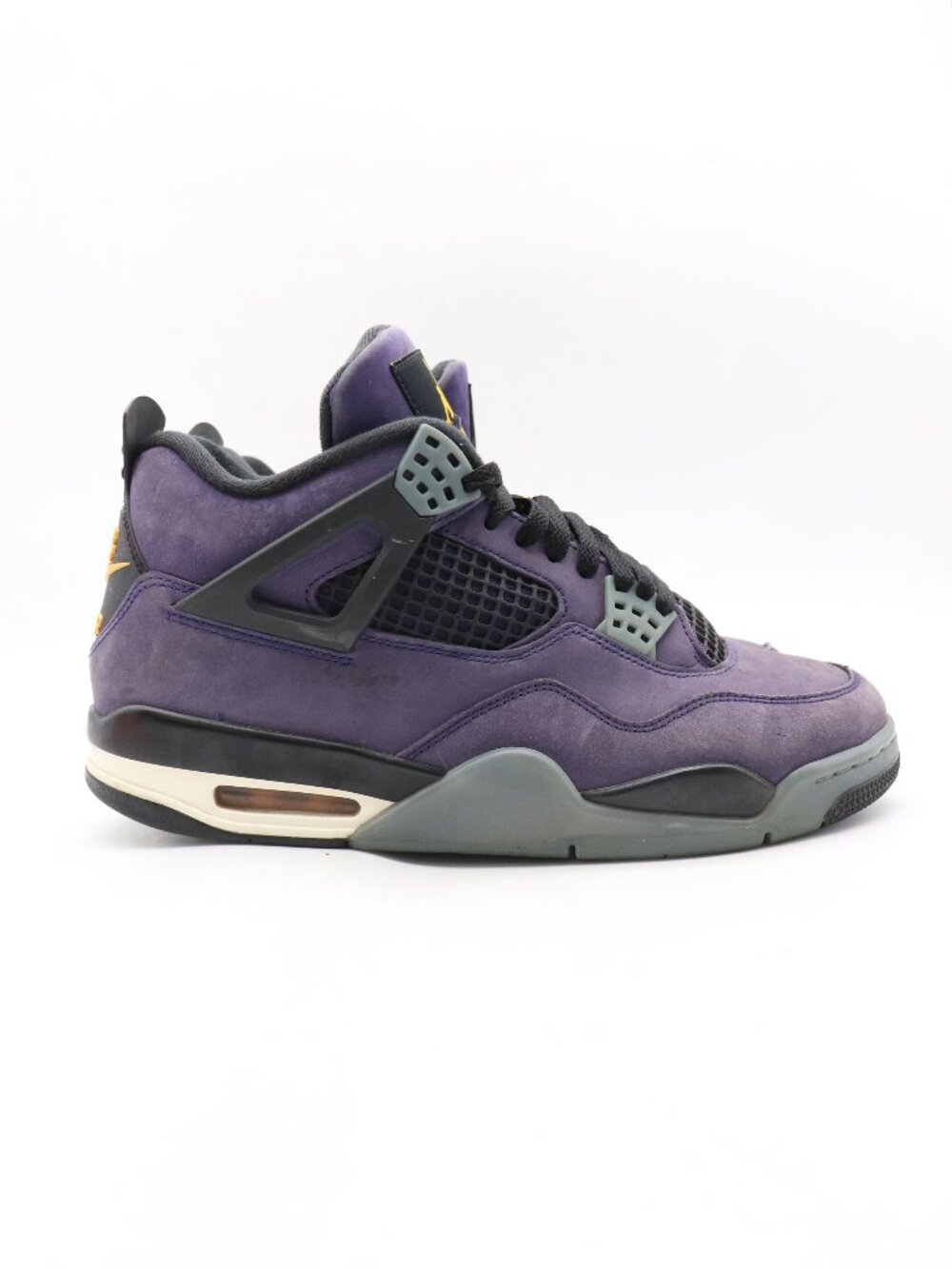 Nike Air Jordan IV 4 Retro Lakers Imperial Purple Men's 10.5 Sneakers FV5029-500